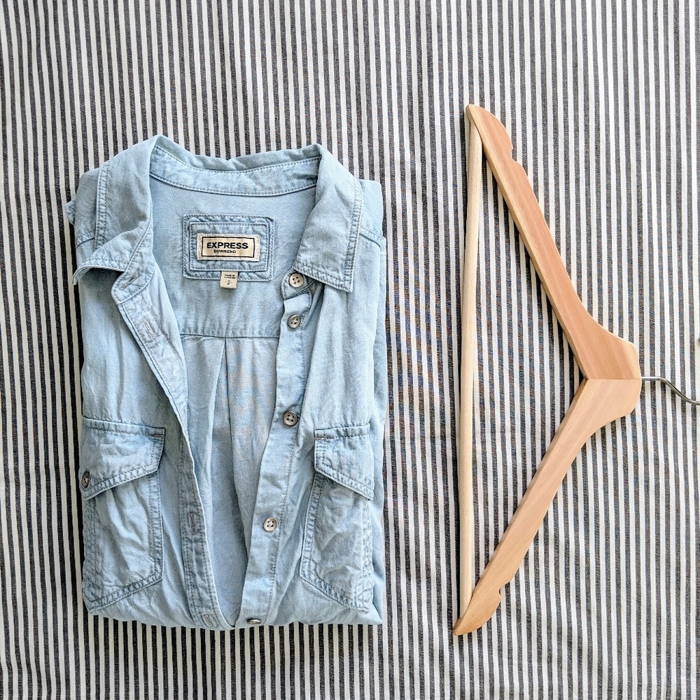 Express Light Wash Chambray